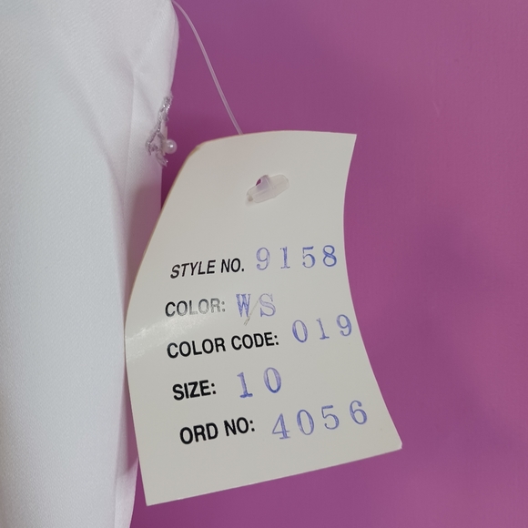 Bridal Originals Wedding Dress. White, size 10, but can also fit 8 New with tags - Picture 11 of 16